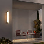Lunaris | Elegant Minimalist Outdoor Wall Lamp in Black and Gold 5