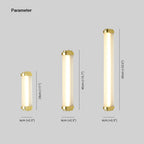 Lunaris | Elegant Minimalist Outdoor Wall Lamp in Black and Gold 6
