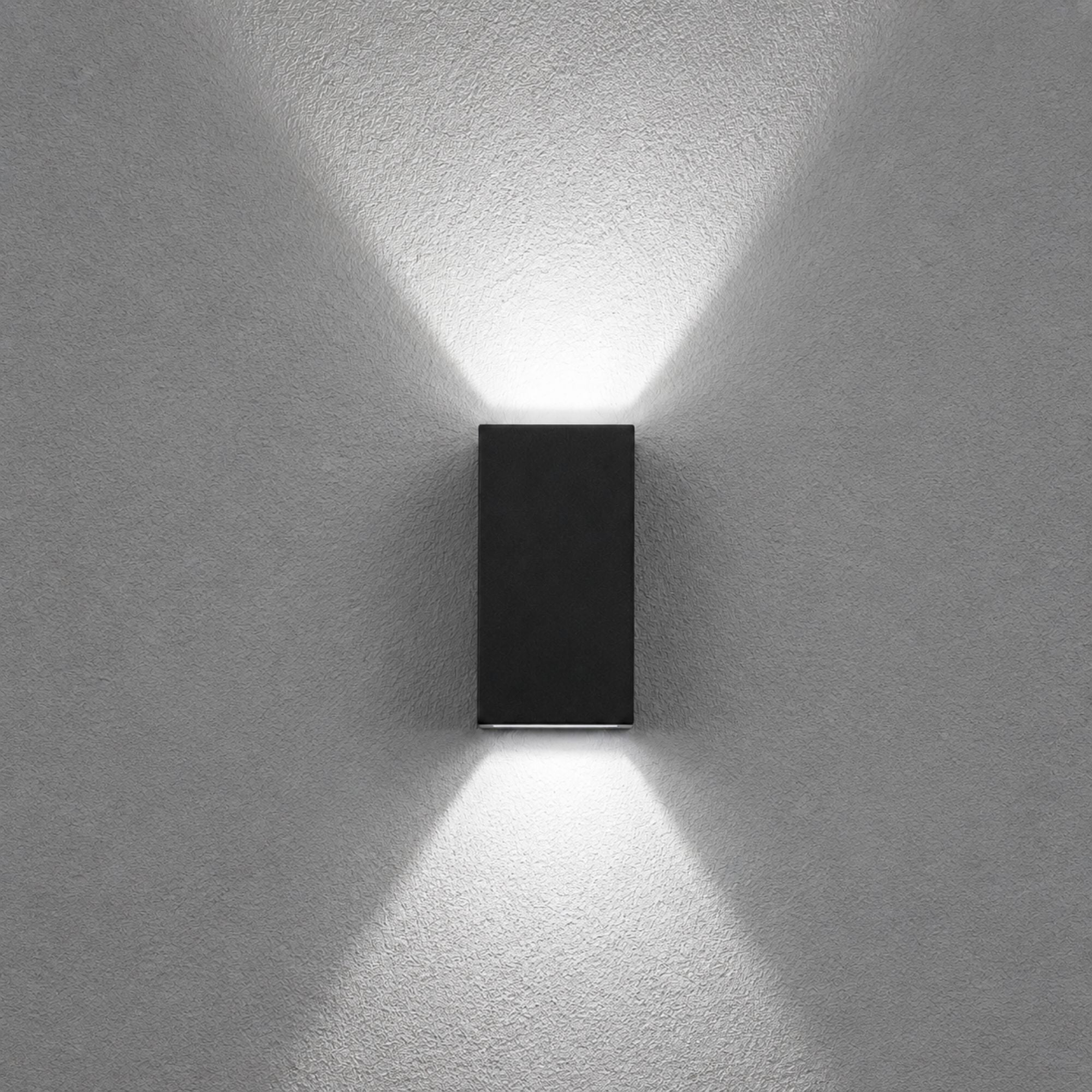 Black - Cool white (5500-7000K) - 2W (5.4CM *9.7CM*3.5CM)
