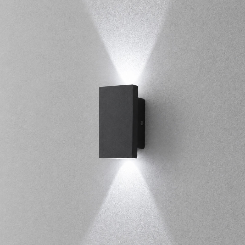 Black - Cool white (5500-7000K) - 2W (5.4CM *9.7CM*3.5CM)