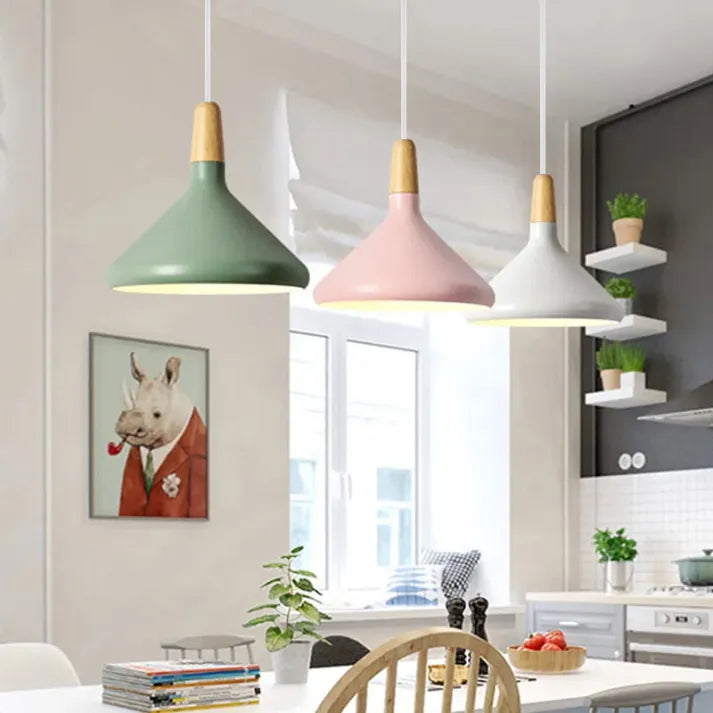 MacoLight | Elegant Modern Conical Pendant Lighting for Kitchen Island 1