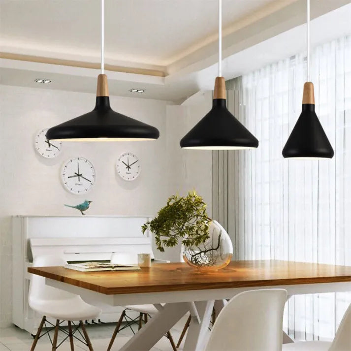 MacoLight | Elegant Modern Conical Pendant Lighting for Kitchen Island 5