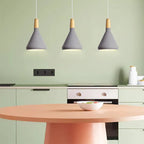 MacoLight | Elegant Modern Conical Pendant Lighting for Kitchen Island 7
