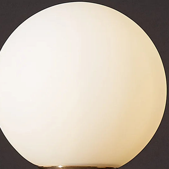 MarbleGlow | Elegant Contemporary Bedside Table Lamp with Frosted Shade 7