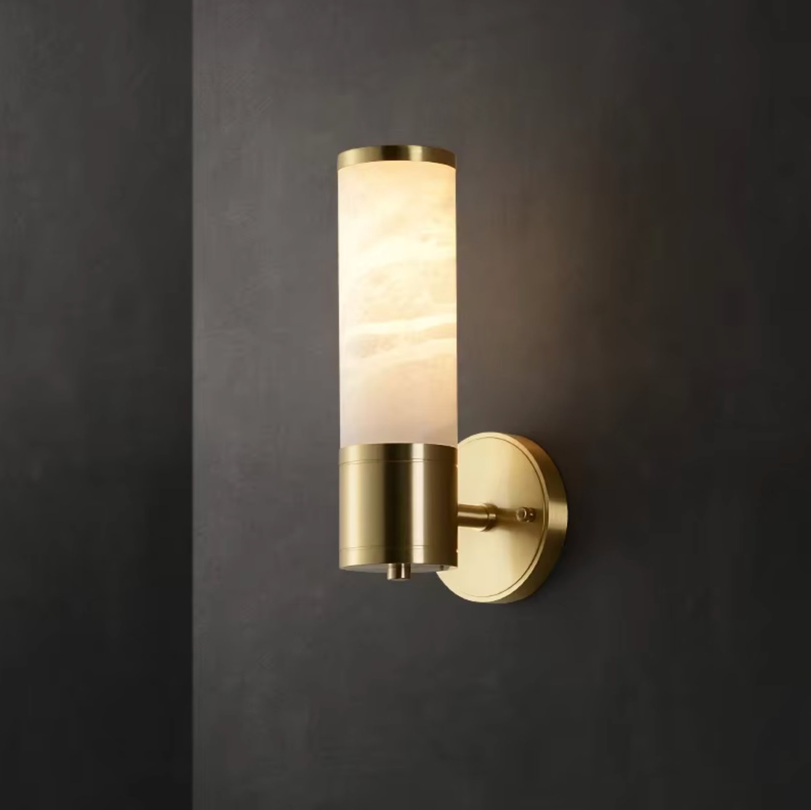 MarbleGlow | Elegant Luxurious Gold Marble Wall Sconce Light 0
