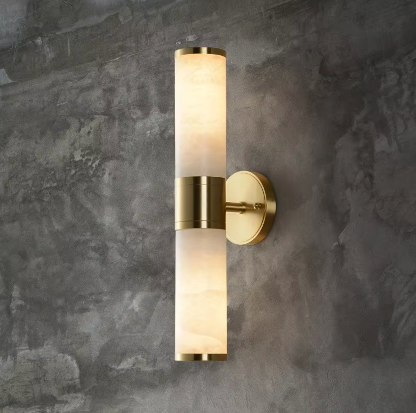 MarbleGlow | Elegant Luxurious Gold Marble Wall Sconce Light 4