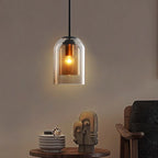 MiraGlass | Stylish Double-Layered Glass Pendant Lighting for Kitchen Island 2