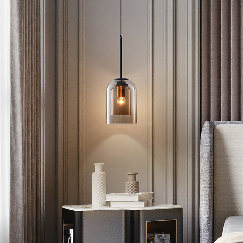 MiraGlass | Stylish Double-Layered Glass Pendant Lighting for Kitchen Island 5