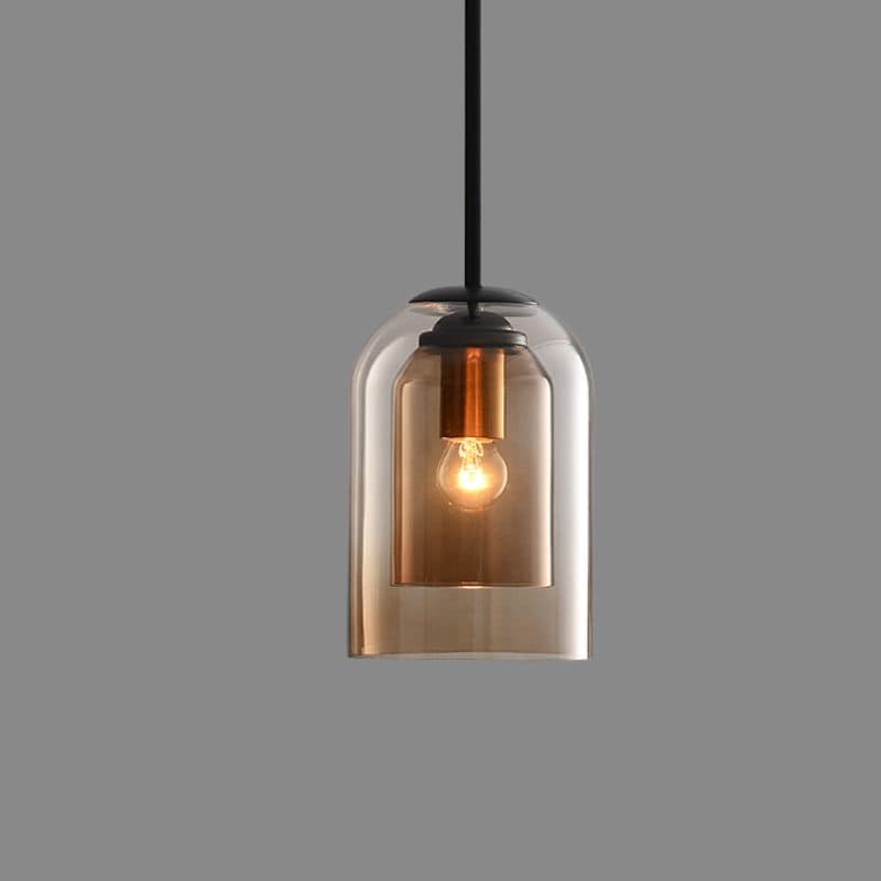 MiraGlass | Stylish Double-Layered Glass Pendant Lighting for Kitchen Island 8