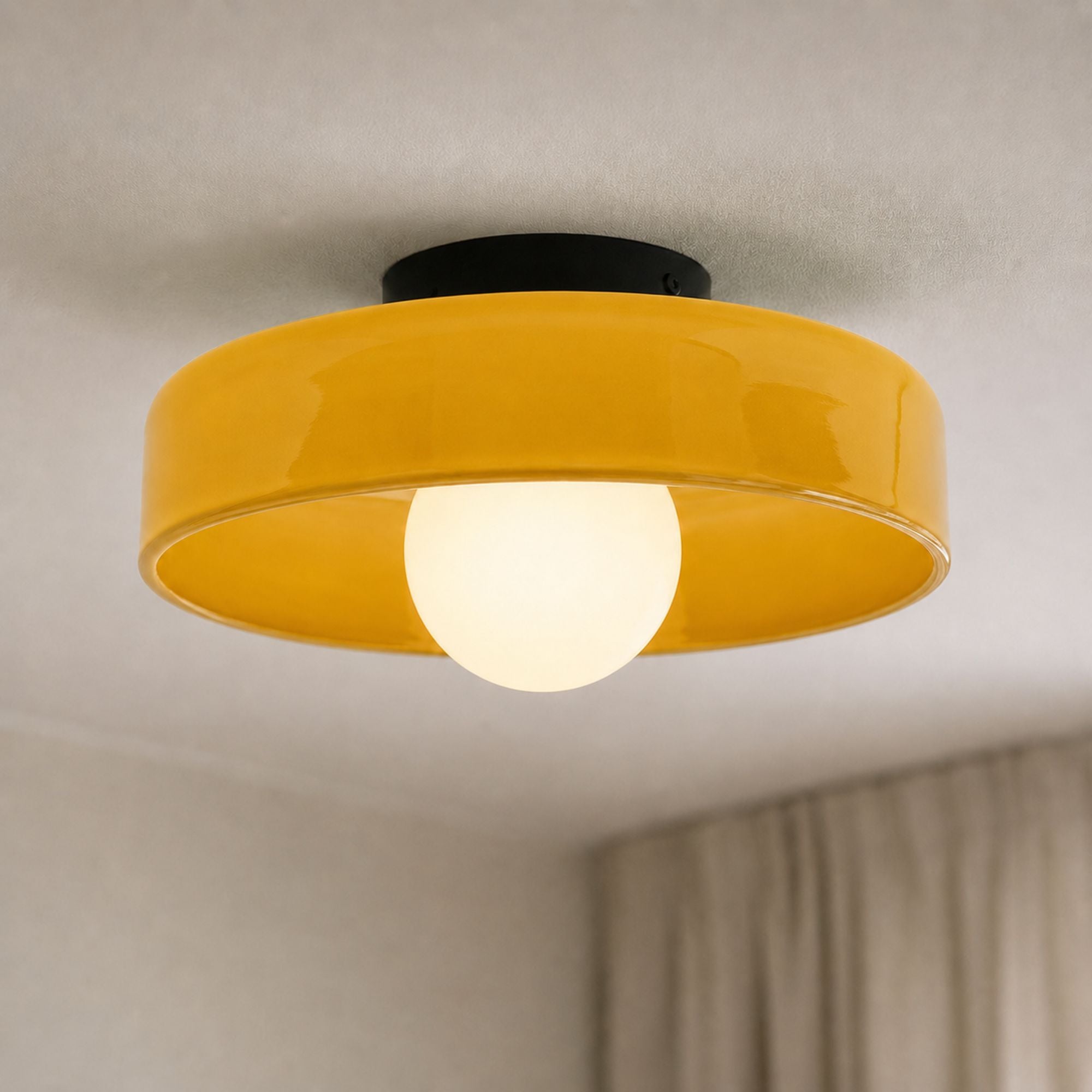 Luminara | Elegant Minimalist Glass Wall and Ceiling Light Fixture