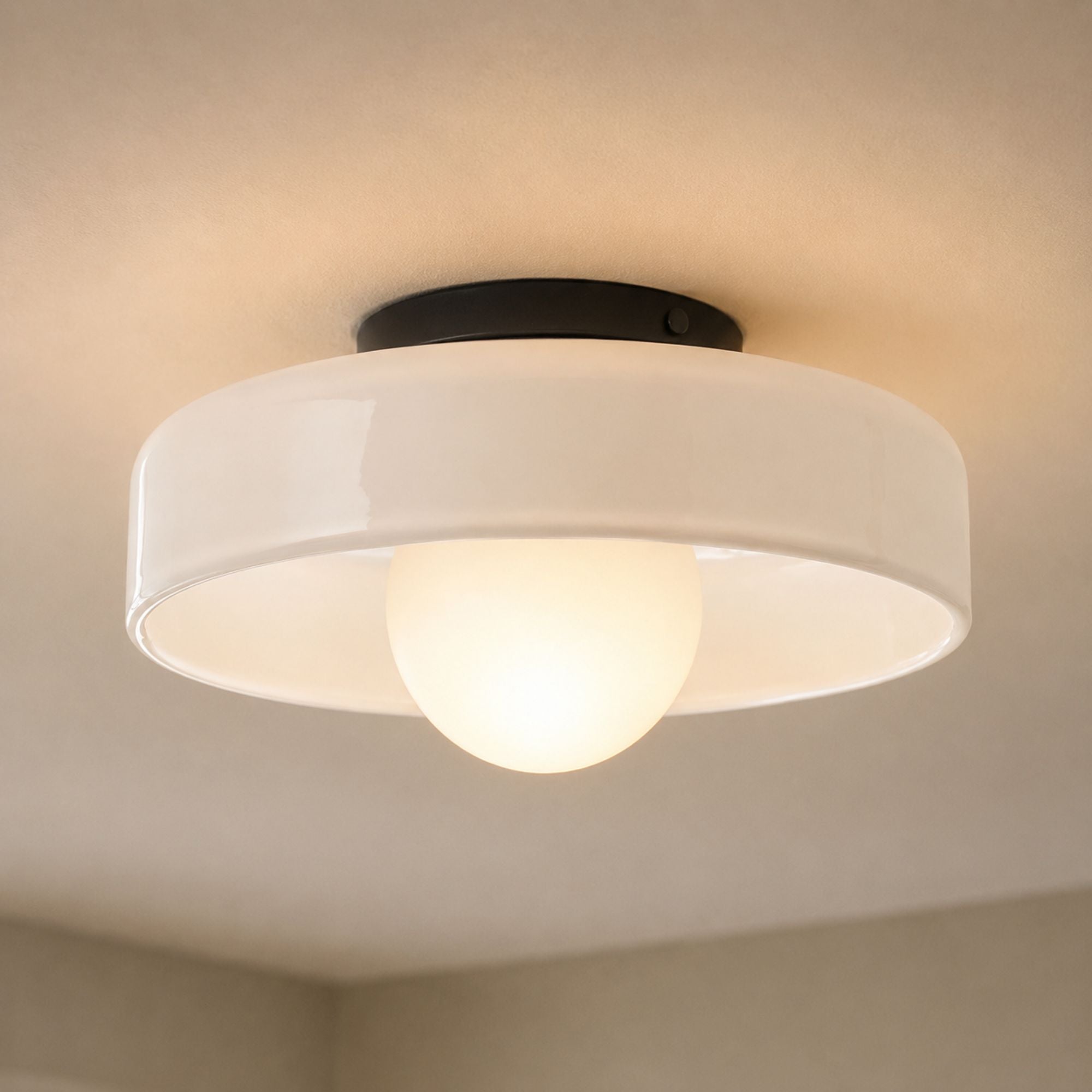 Luminara | Elegant Minimalist Glass Wall and Ceiling Light Fixture