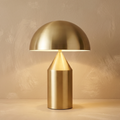 MushroomGlow | Elegant Minimalist Metal Table Lamp for Bedroom & Living Room 0