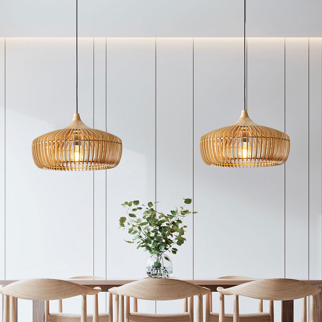 MutoWood | Elegant Nordic Japanese Pendant Light for Cozy Kitchen Ambiance 0