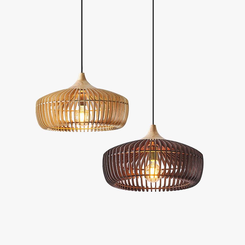 MutoWood | Elegant Nordic Japanese Pendant Light for Cozy Kitchen Ambiance 1