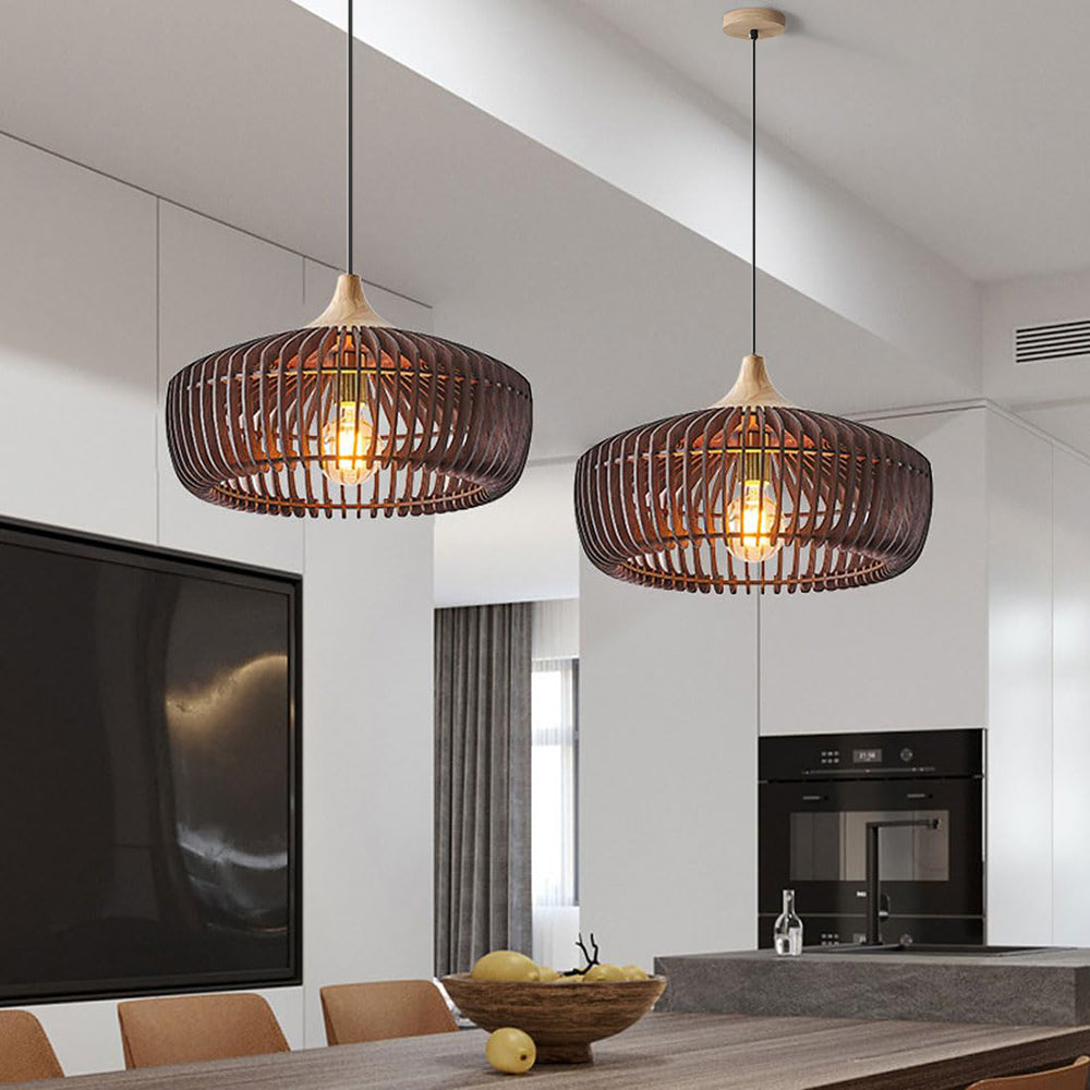 MutoWood | Elegant Nordic Japanese Pendant Light for Cozy Kitchen Ambiance 2