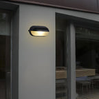 Nauticus | Stylish Industrial Outdoor Wall Lamp with Ribbed Glass Shade 3