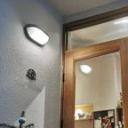 Nauticus | Stylish Industrial Outdoor Wall Lamp with Ribbed Glass Shade 4