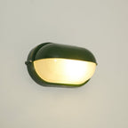 Nauticus | Stylish Industrial Outdoor Wall Lamp with Ribbed Glass Shade 8