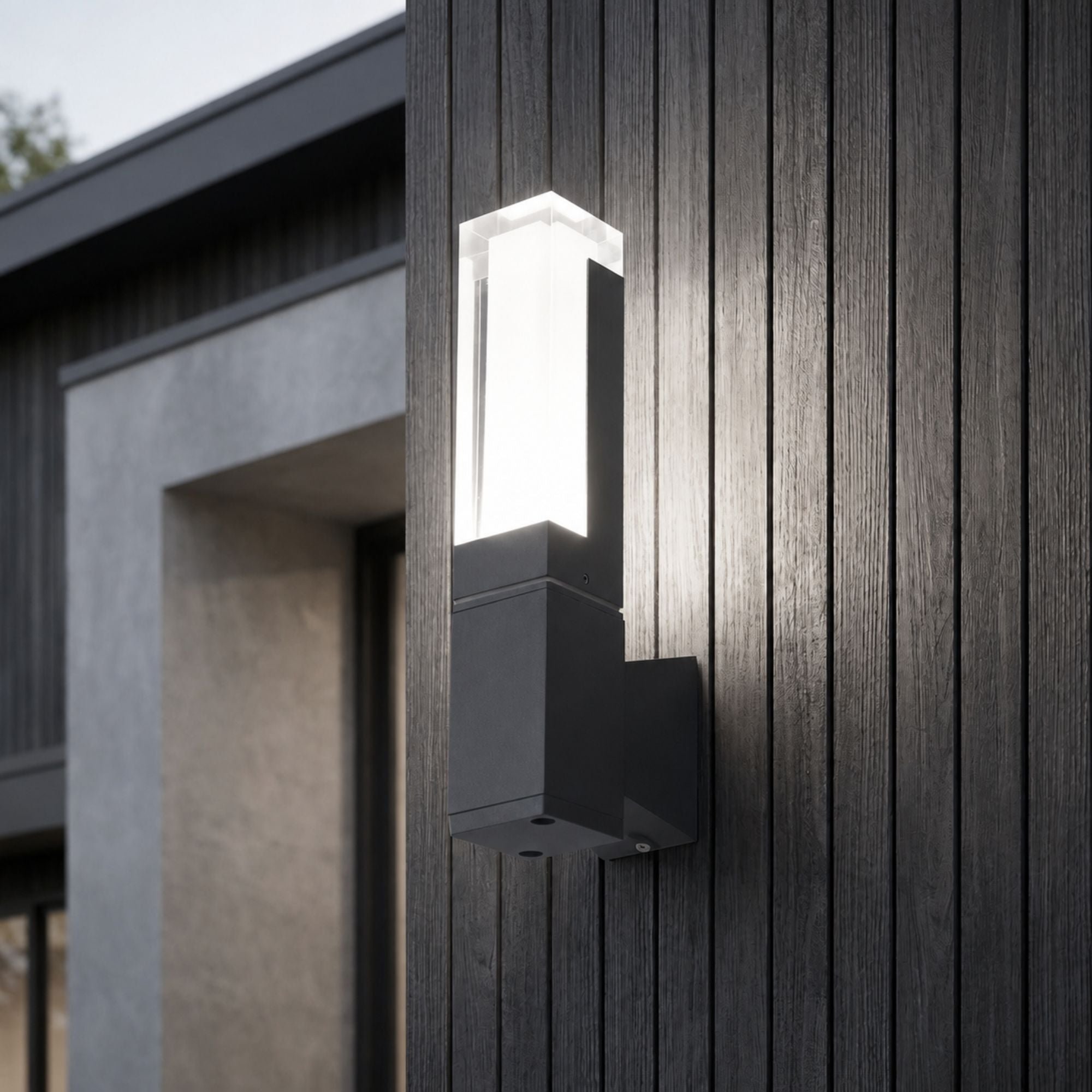 NocturnaLight | Stylish Weatherproof Outdoor Wall Light with Motion Sensor