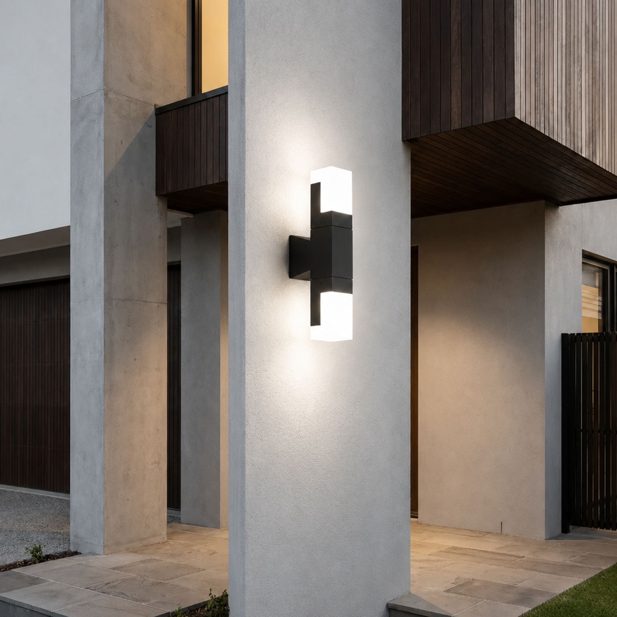 NocturnaLight | Stylish Weatherproof Outdoor Wall Light with Motion Sensor