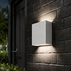 Up and down wall light, neutral 4000K, 12W white, no sensor