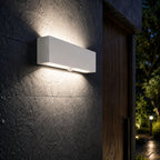 Up and down wall light, neutral 4000K, 24W white, with PIR sensor