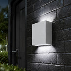 Up and down wall light, white 6000K, 12W white, no sensor