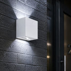 Up and down wall light, white 6000K, 12W white, with PIR sensor