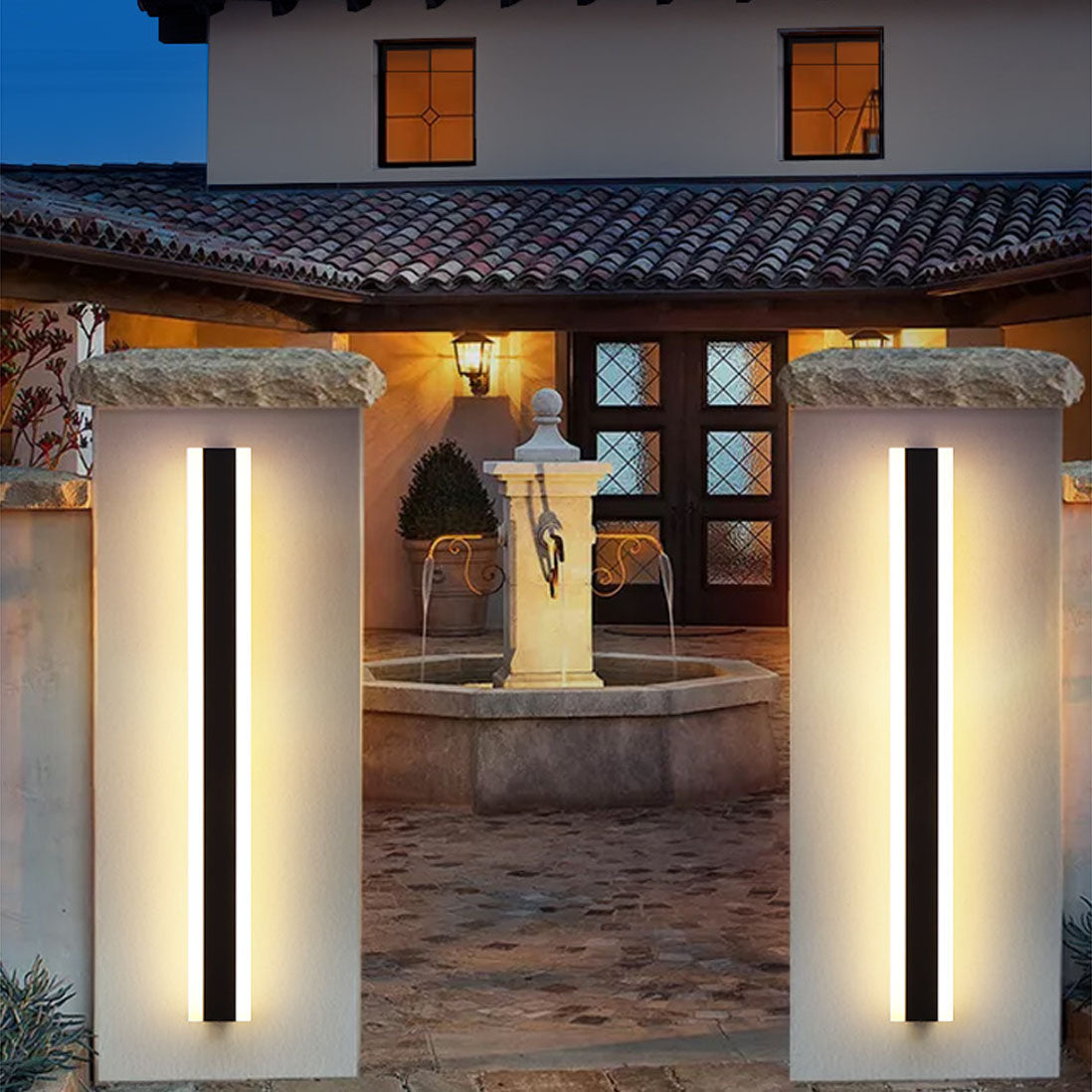 NexaLight | Sleek Modern Outdoor Wall Lamp with Integrated Shelf 3