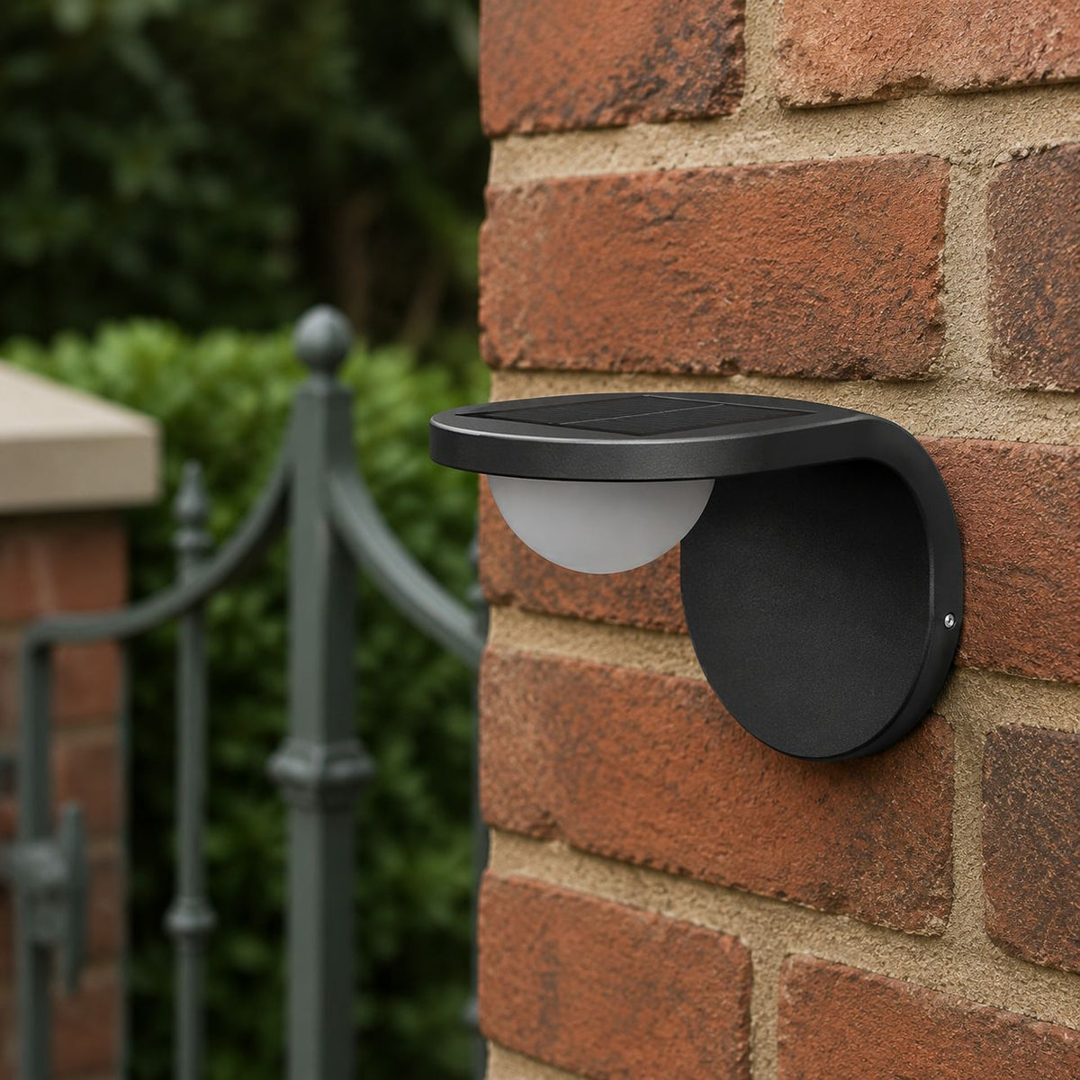 Luminara | Stylish Adjustable Solar Outdoor Wall Lantern for Garden Lighting