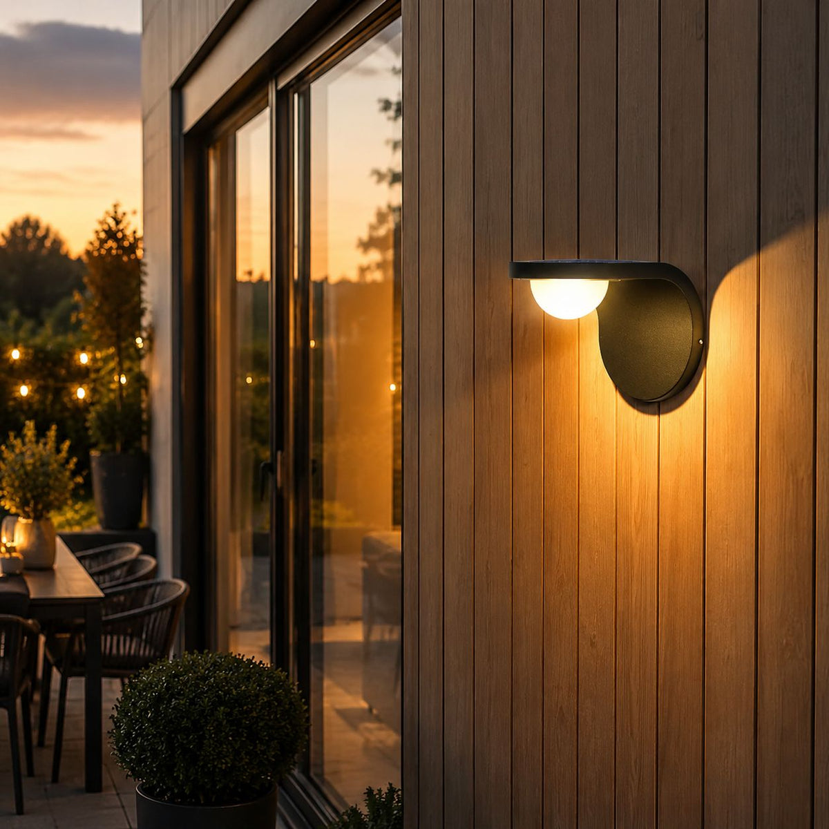 Luminara | Stylish Adjustable Solar Outdoor Wall Lantern for Garden Lighting