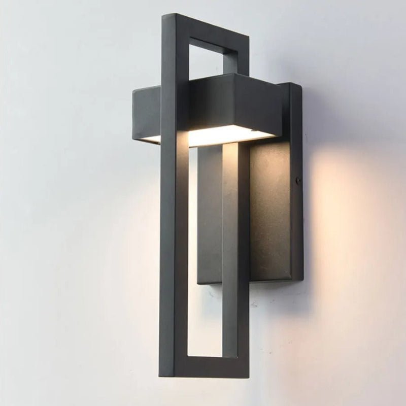 NocturnaLight | Elegant Modern Outdoor Wall Lantern for Patios and Gardens 0