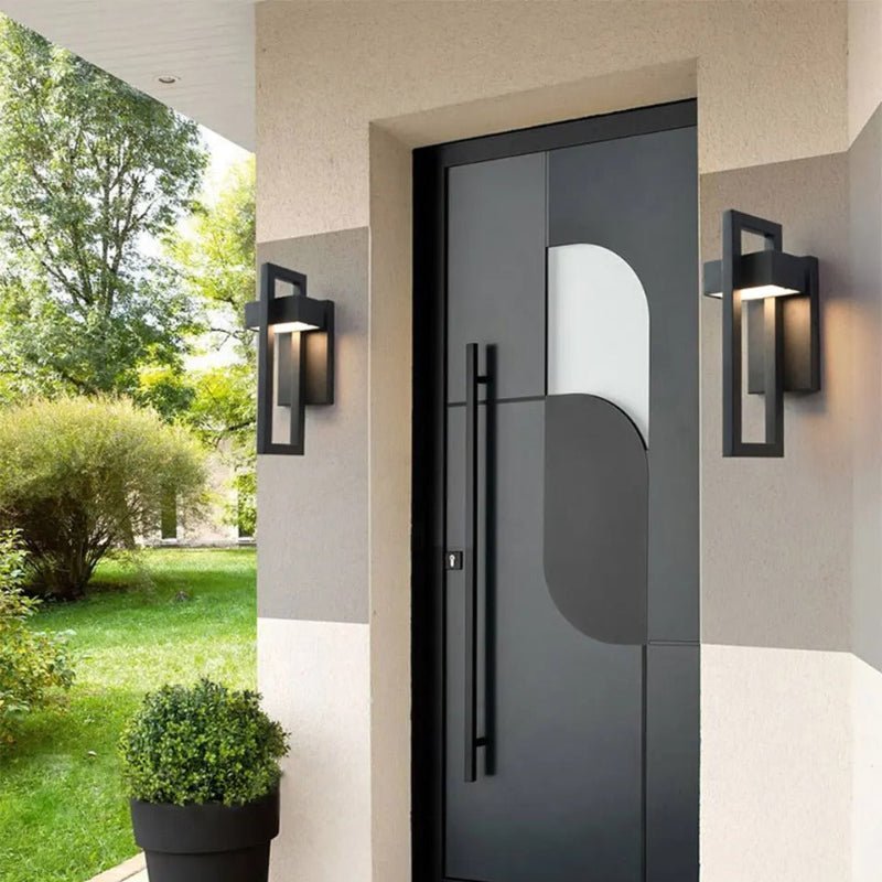 NocturnaLight | Elegant Modern Outdoor Wall Lantern for Patios and Gardens 1