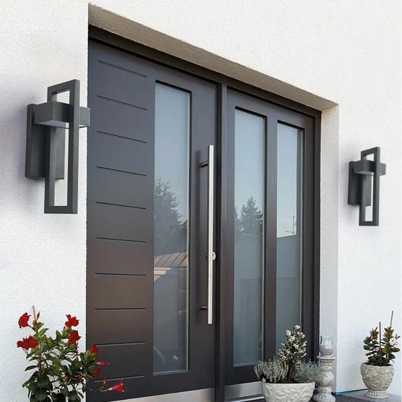 NocturnaLight | Elegant Modern Outdoor Wall Lantern for Patios and Gardens 2