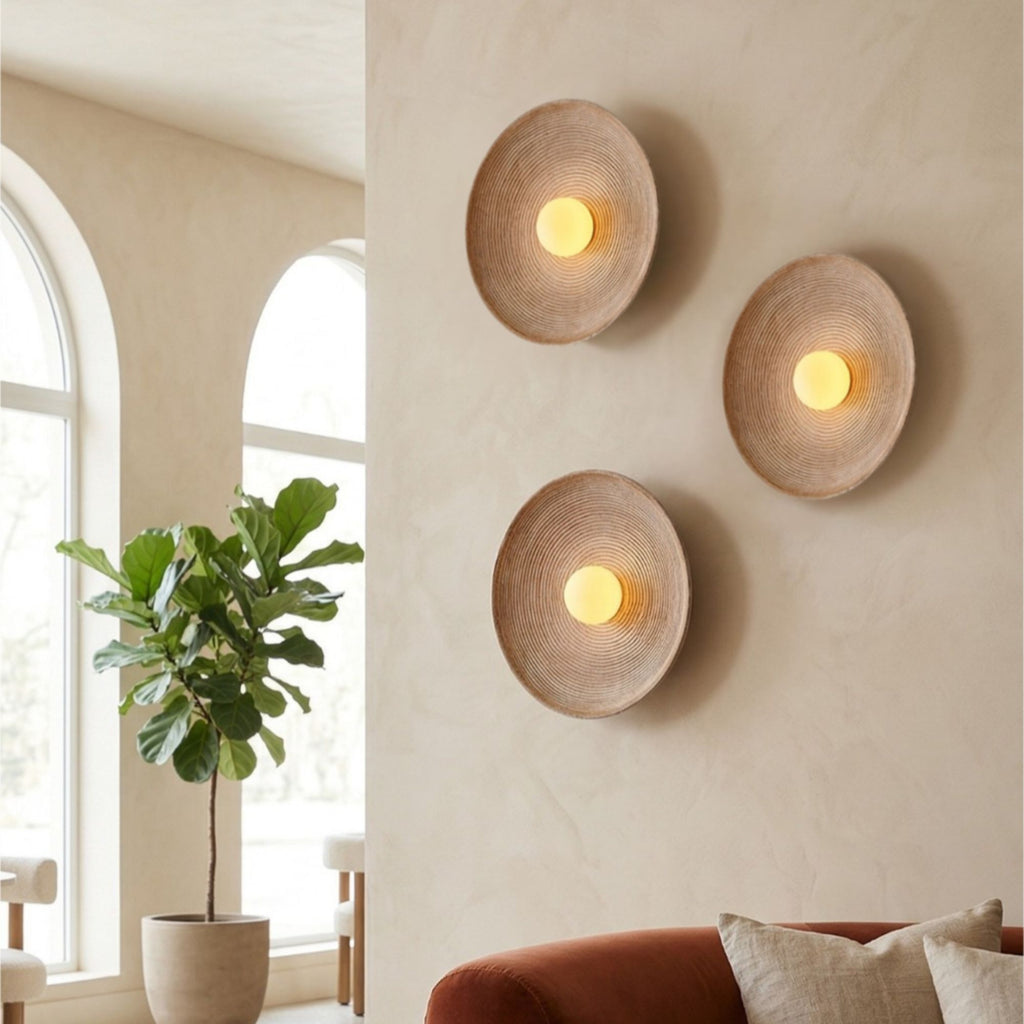 NordicGlow | Elegant Minimalist Wall Light with Natural Wood Finish