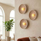 NordicGlow | Elegant Minimalist Wall Light with Natural Wood Finish