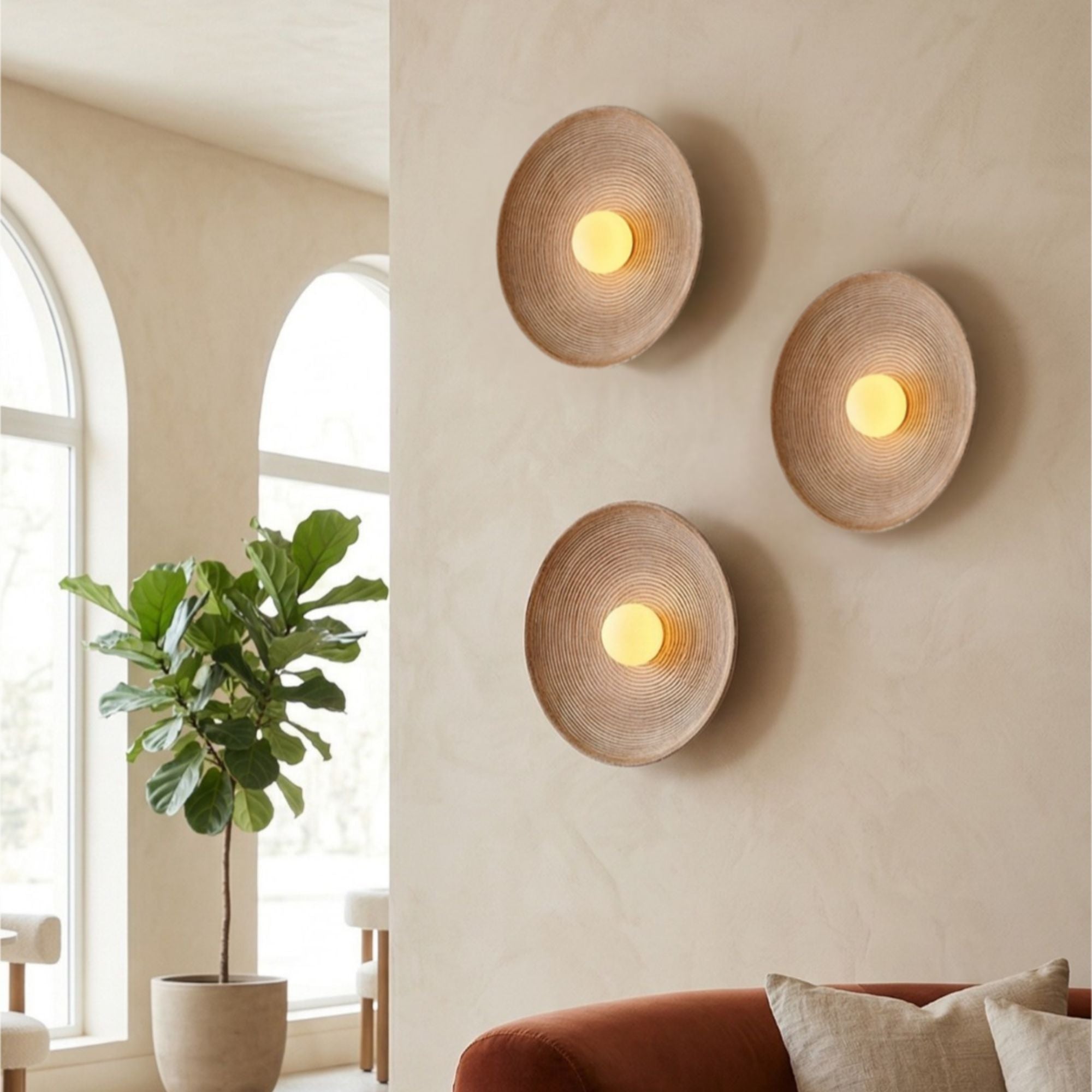 NordicGlow | Elegant Minimalist Wall Light with Natural Wood Finish