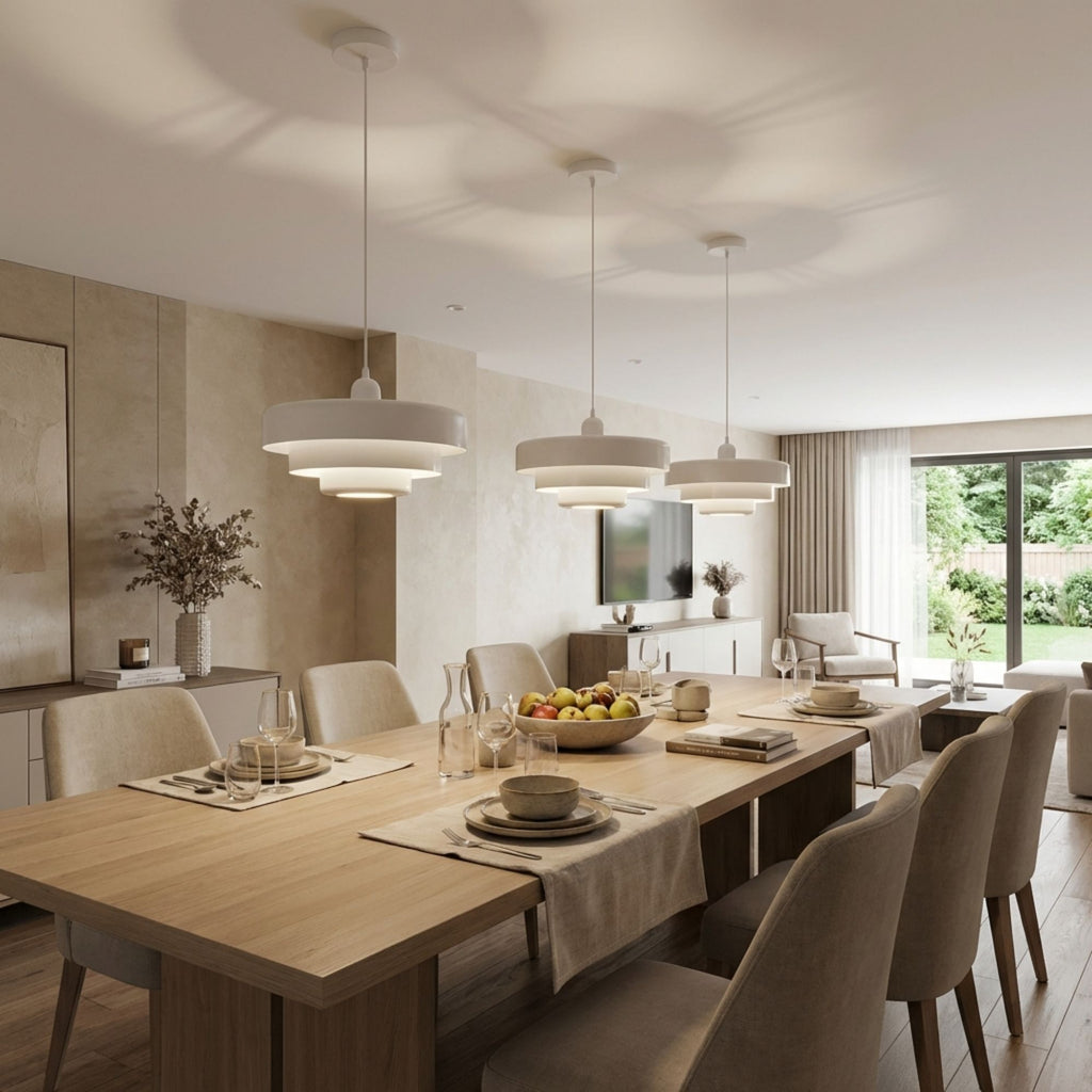 NordicGlow | Elegant Vintage Scandinavian Hanging Light Fixture