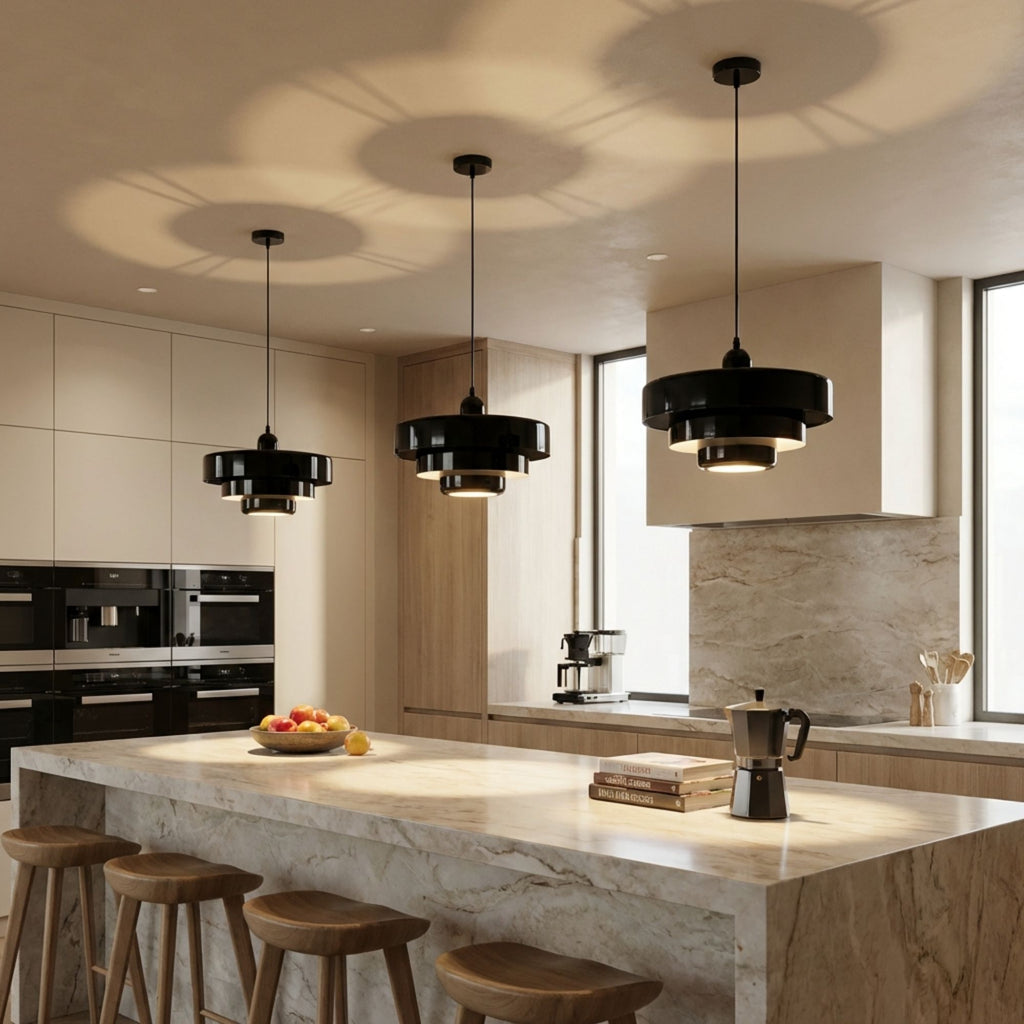 NordicGlow | Elegant Vintage Scandinavian Hanging Light Fixture