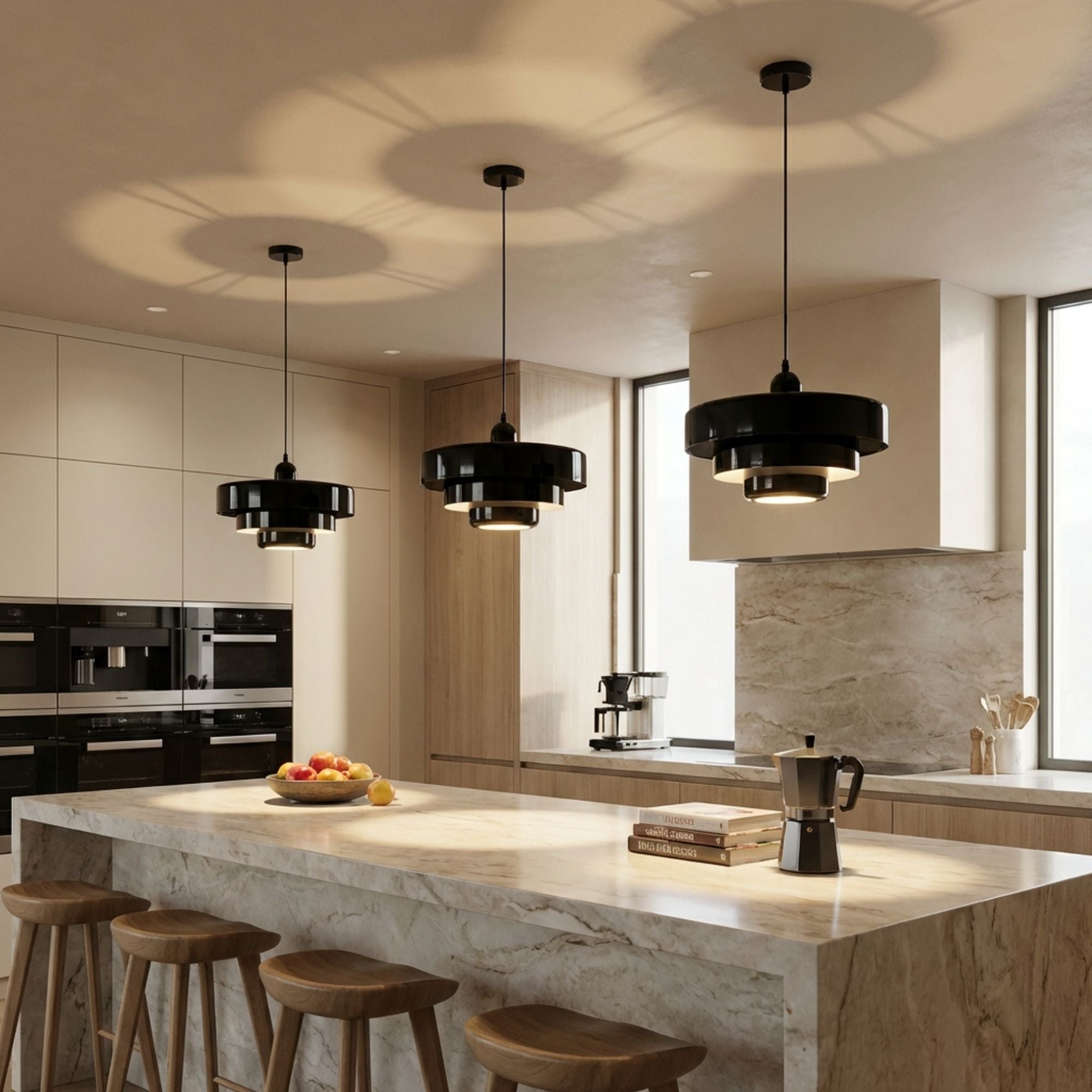 NordicGlow | Elegant Vintage Scandinavian Hanging Light Fixture