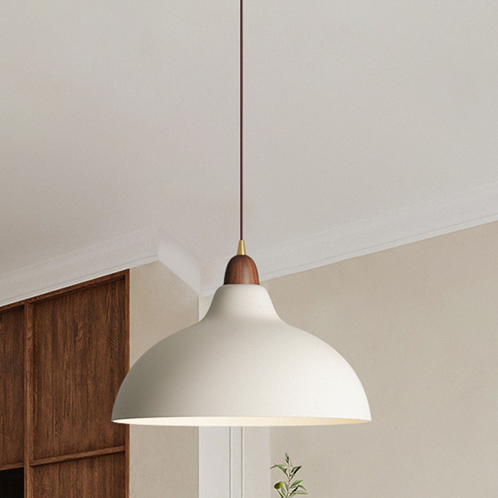 NordicWood | Stylish Black Pendant Light for Kitchen Island Lighting