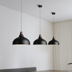 NordicWood | Stylish Black Pendant Light for Kitchen Island Lighting 5