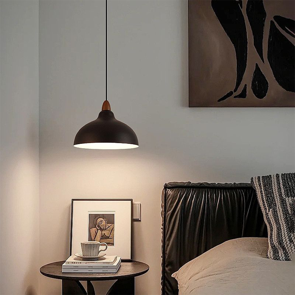 NordicWood | Stylish Black Pendant Light for Kitchen Island Lighting 6