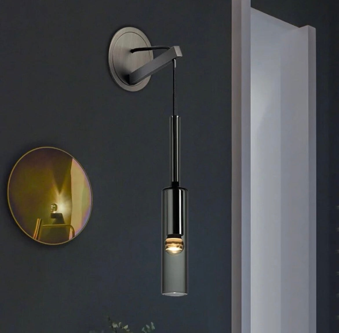 NordicaGlow | Stylish Elegant Black Wall Sconce Light Fixture 0