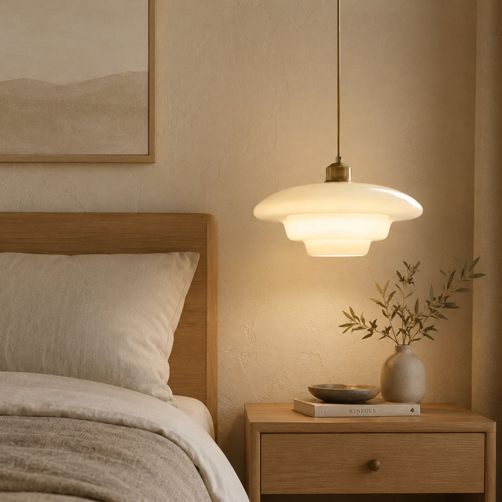 Nordica | Elegant Aadjustable Glass Pendant Ceiling Light Fixture