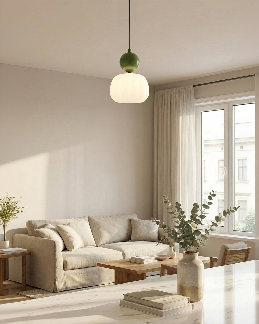 OliaLight | Elegant Bauhaus Inspired Geometric Pendant Lamp 5