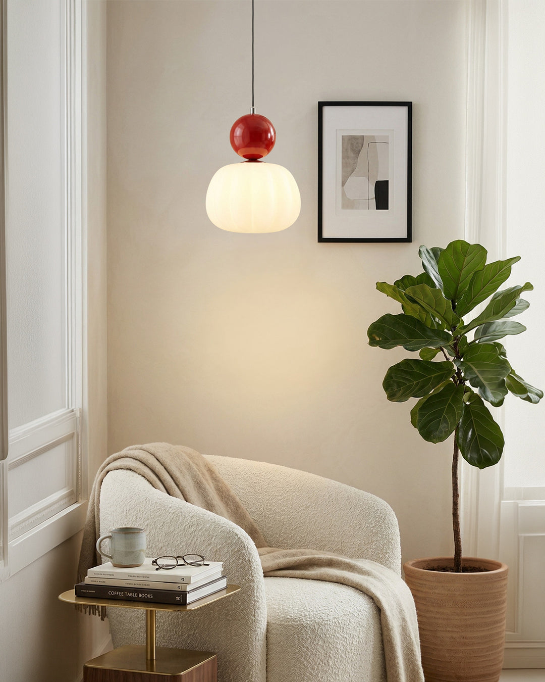OliaLight | Elegant Bauhaus Inspired Geometric Pendant Lamp 7