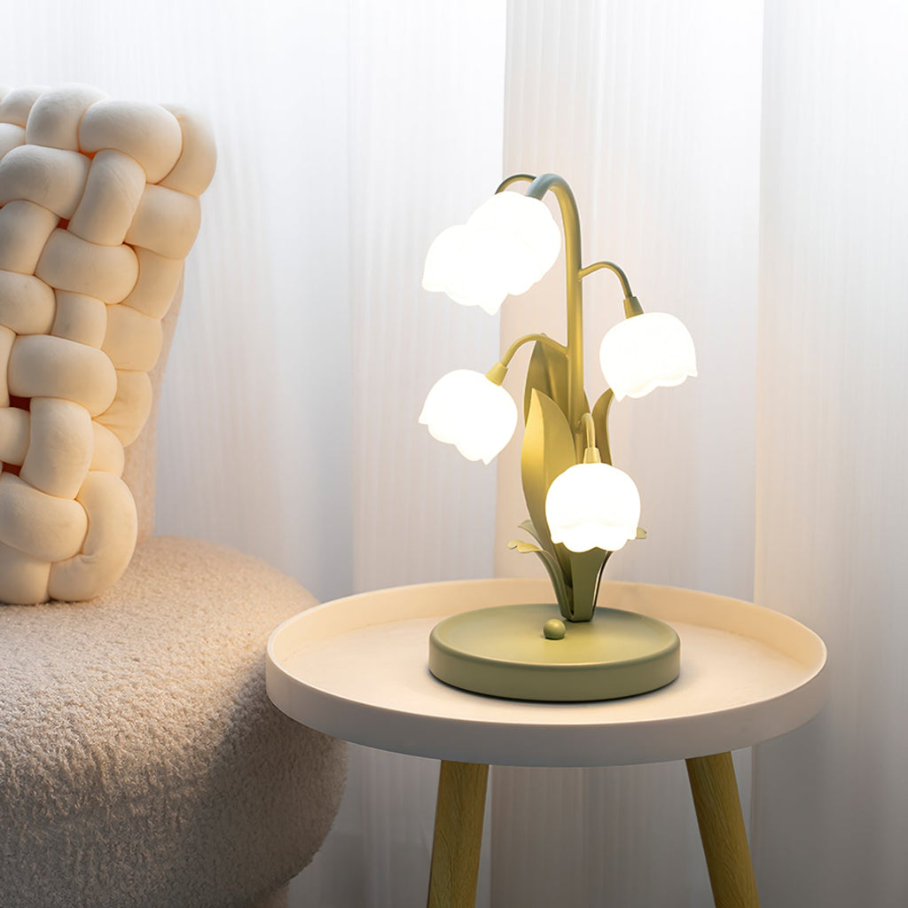 OrchidGlow | Elegant Modern Table Lamp for Living Room Ambiance 2