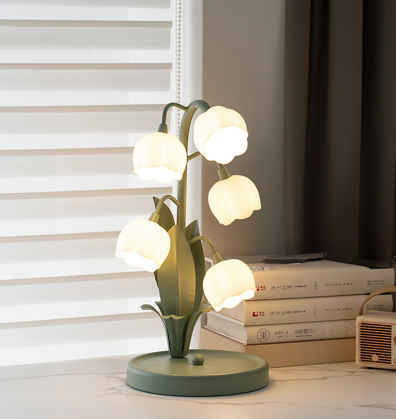 OrchidGlow | Elegant Modern Table Lamp for Living Room Ambiance 3