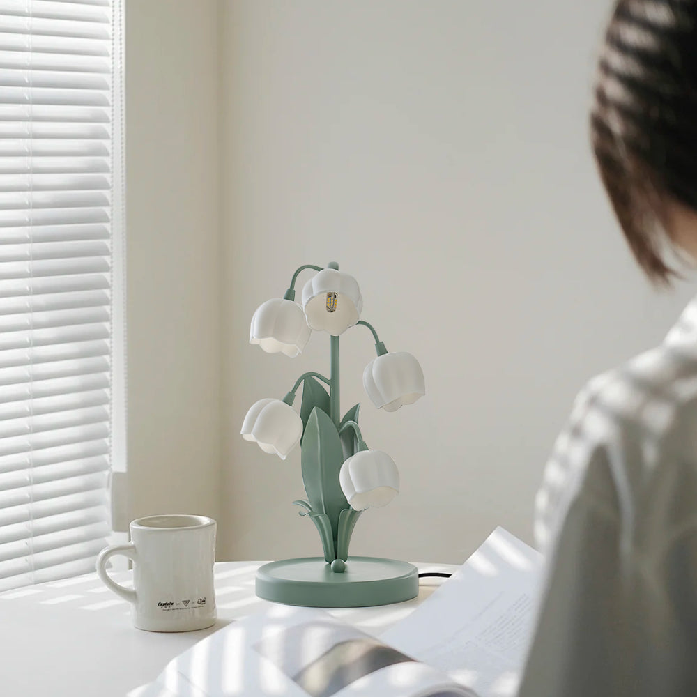 OrchidGlow | Elegant Modern Table Lamp for Living Room Ambiance 4